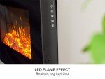 Sureflame 26" Wall Mounted Electric Fire - Black