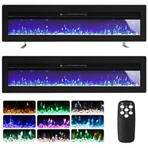 WarmieHomy 3-in-1 Electric Fireplace with Remote