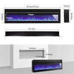 WarmieHomy 3-in-1 Electric Fireplace with Remote