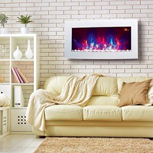 TruFlame 89.2cm LED Wall-Mounted Electric Fire