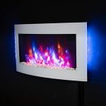 TruFlame 89.2cm LED Wall-Mounted Electric Fire