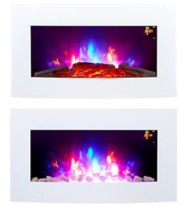 TruFlame 71.8CM Wall-Mounted Electric Fire