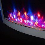 TruFlame 89.2cm LED Wall-Mounted Electric Fire