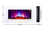 TruFlame 71.8CM Wall-Mounted Electric Fire