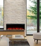 M.C.Haus 3-Sided Electric Fireplace with Remote