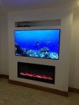 TruFlame 50-Inch Black Wall-Mounted Electric Fireplace