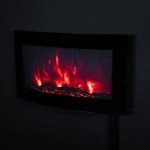 TruFlame Wall Mounted Electric Fire with LEDs