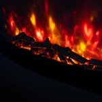 TruFlame Wall Mounted Electric Fire with LEDs