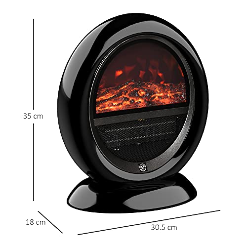 HOMCOM Freestanding 1500W Electric Fireplace Heater