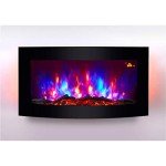 TruFlame Wall Mounted Electric Fire with LEDs