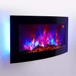 TruFlame Wall Mounted Electric Fire with LEDs