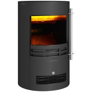 HOMCOM 900W Electric Freestanding Fireplace Heater
