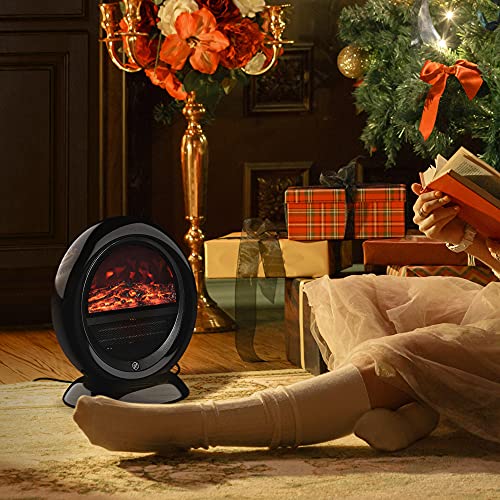 HOMCOM Freestanding 1500W Electric Fireplace Heater