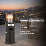 BIGHORN 6KW Portable Gas Patio Heater
