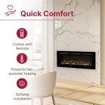 Dimplex Sierra Optiflame Wall Fireplace - 48