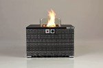 REALGLOW Warmpact Square Gas Fire Pit - Grey