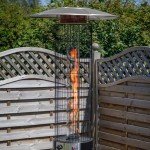 Dellonda 13kW Black Gas Patio Heater