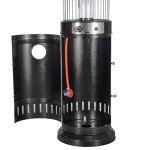 Dellonda 13kW Black Gas Patio Heater