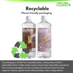 Eco-Friendly Bioethanol Fuel for Stoves and Fireplaces