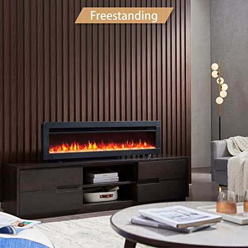 FlameKo 50" 3-in-1 Electric Fireplace with Remote