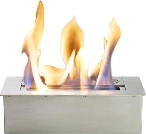 Small Stainless Steel Ethanol Burner, 1.5 Liters