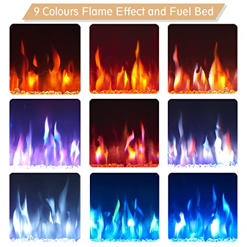 FlameKo 50" 3-in-1 Electric Fireplace with Remote