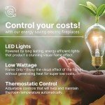 Electric Inset Fireplace Insert for Cozy Warmth