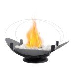 JHY DESIGN Portable Bio Ethanol Tabletop Fire Bowl