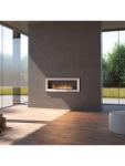 Wall-Mounted Bioethanol Fireplace with Glass Protection