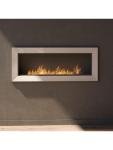Wall-Mounted Bioethanol Fireplace with Glass Protection