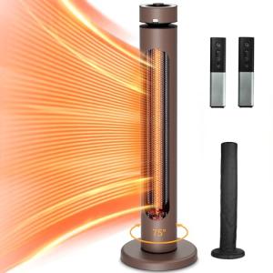 1500W Portable Infrared Patio Heater with Remote