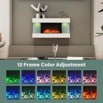 M.C.Haus 32" Wall-Mounted Electric Fireplace