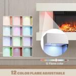 MachenFlame 32" Wall-Mounted Electric Fireplace with WiFi