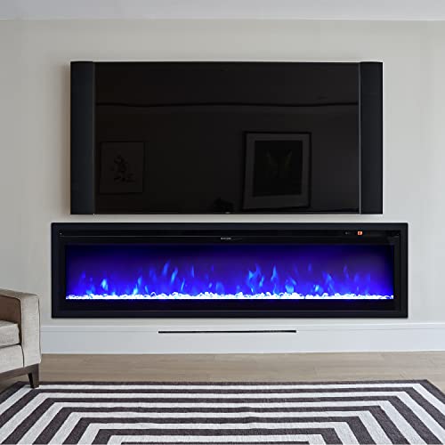 INMOZATAIF-40 102cm Electric Wall-Mounted Fireplace