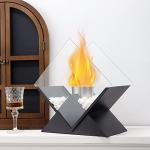 Diamond Portable Tabletop Fire Bowl - Bio Ethanol