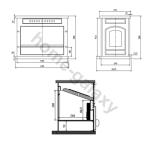 Lincsfire Harmston Multi-Fuel Stove, 5.5 kW