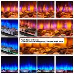 Endeavour Rosedale 60" Electric Fireplace with LED Flames