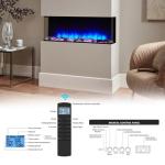 Endeavour Rosedale 60" Electric Fireplace with LED Flames