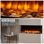 Endeavour Rosedale 60" Electric Fireplace with LED Flames
