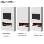 Endeavour Rosedale 60" Electric Fireplace with LED Flames