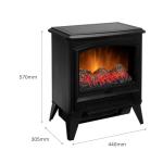 Dimplex Casper Electric Stove with LED Flame Effect