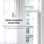 Klarstein Electric Fireplace with Remote and Timer