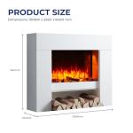 Endeavour Staxton Electric Fireplace Suite with Remote