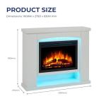 Ebberston Electric Fireplace Suite with Realistic Flames