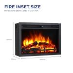 Ebberston Electric Fireplace Suite with Realistic Flames