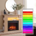 Lipson Electric Fireplace Suite with Shelves, 109cm