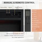 Lipson Electric Fireplace Suite with Shelves, 109cm