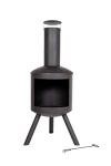 Barola Contemporary Steel Chimney Stove