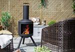 Barola Contemporary Steel Chimney Stove