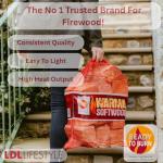 75L Kiln Dried Softwood Firewood Logs - Ready to Burn